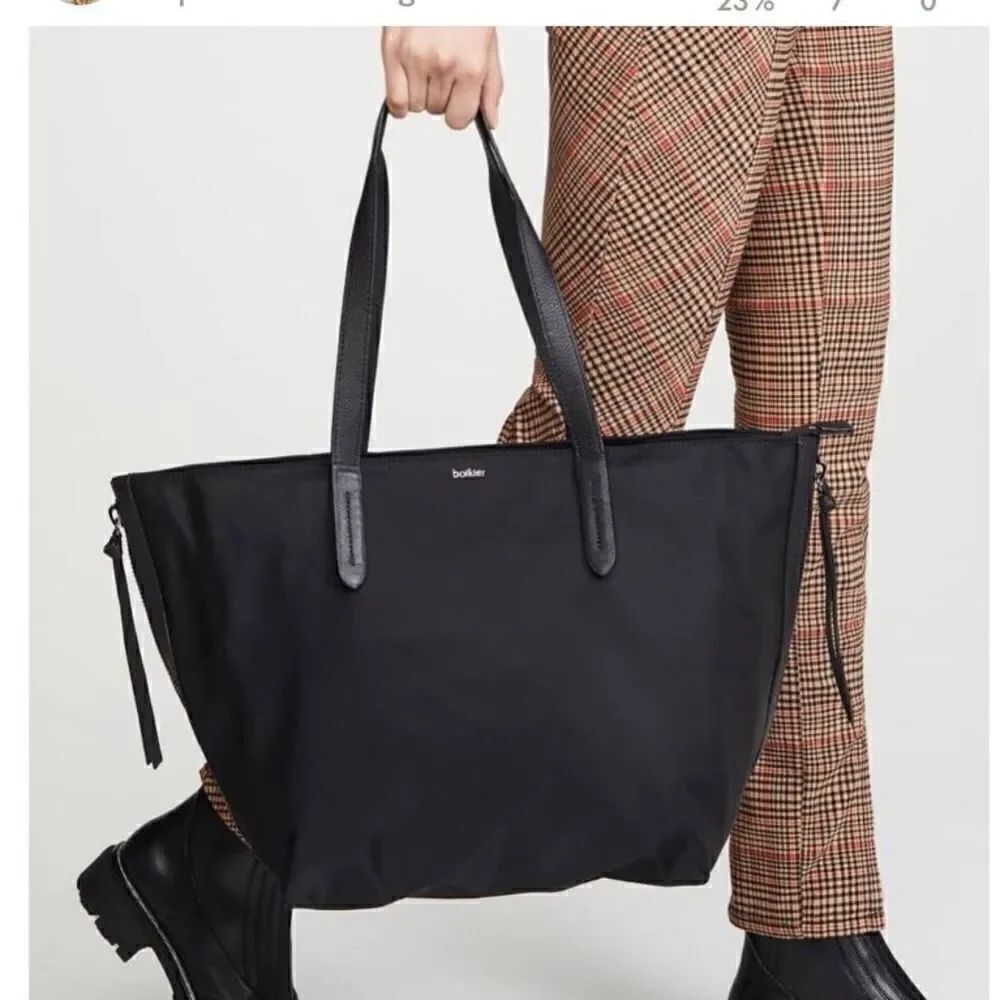 Botkier New York Black nylon tote bag